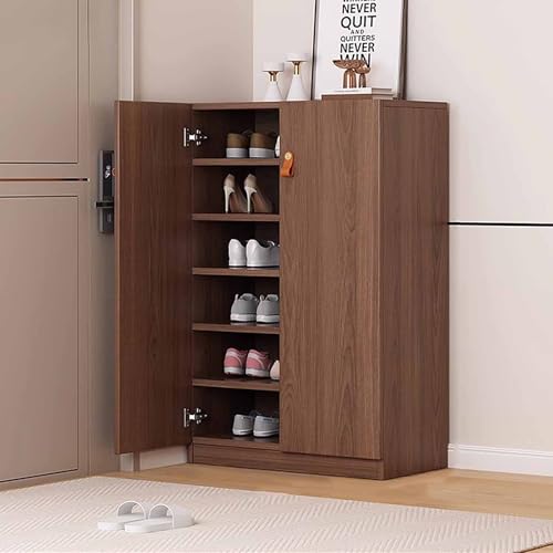 KaBuea Schuhschrank, MDF Schuhe Aufbewahrungsschränke Organizer mit 2 Türen, 6-stöckige Regale mit verstellbaren Regalen für Wohnzimmer, Flur, Schlafzimmer KaBuea Schuhschrank, MDF Schuhe Aufbewahrungsschränke Organizer mit 2 Türen, 6-stöckige Regale mit verstellbaren Regalen für Wohnzimmer, Flur, Schlafzimmer von KaBuea