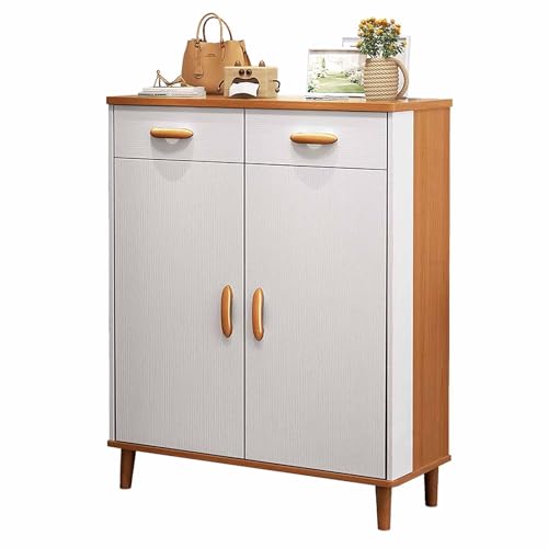 KaBuea Schuhschrank, Schuhschränke Organizer mit 2 Schubladen und 2 Türen, 6-stöckiges Regal mit verstellbaren Regalen für Wohnzimmer, Flur, Schlafzimmer, weiß KaBuea Schuhschrank, Schuhschränke Organizer mit 2 Schubladen und 2 Türen, 6-stöckiges Regal mit verstellbaren Regalen für Wohnzimmer, Flur, Schlafzimmer, weiß von KaBuea