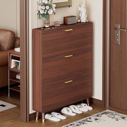 KaBuea Schuhschrank mit 3 Schubladen, platzsparender Schuhschrank mit 3 Flip-Schubladen, Flur- und Wohnzimmermöbel KaBuea Schuhschrank mit 3 Schubladen, platzsparender Schuhschrank mit 3 Flip-Schubladen, Flur- und Wohnzimmermöbel von KaBuea