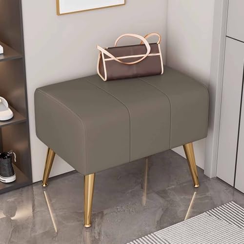 Kleine rechteckige gepolsterte PU-Leder-Ottoman-Bank, gepolsterte Bank Kleine rechteckige gepolsterte PU-Leder-Ottoman-Bank, gepolsterte Bank von KaBuea