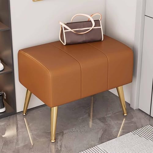 Kleine rechteckige gepolsterte PU-Leder-Ottoman-Bank, gepolsterte Bank Kleine rechteckige gepolsterte PU-Leder-Ottoman-Bank, gepolsterte Bank von KaBuea