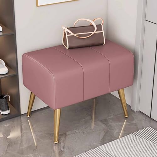 Kleine rechteckige gepolsterte PU-Leder-Ottoman-Bank, gepolsterte Bank Kleine rechteckige gepolsterte PU-Leder-Ottoman-Bank, gepolsterte Bank von KaBuea