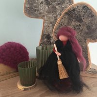 Hexe, Halloween, Jahreszeitentisch, Gefilzt von KaButi