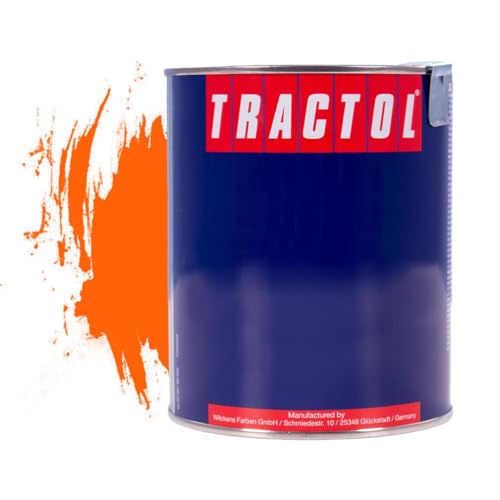 Tractol | Schlepperlack | 329 | Hitachi orange | 1 Liter | restaurieren | Traktor | lackieren | Farbe | Trecker | Frontlader | Lack | Lackierung | Farbton | schnelltrocknend | deckend von KaDo Vertrieb