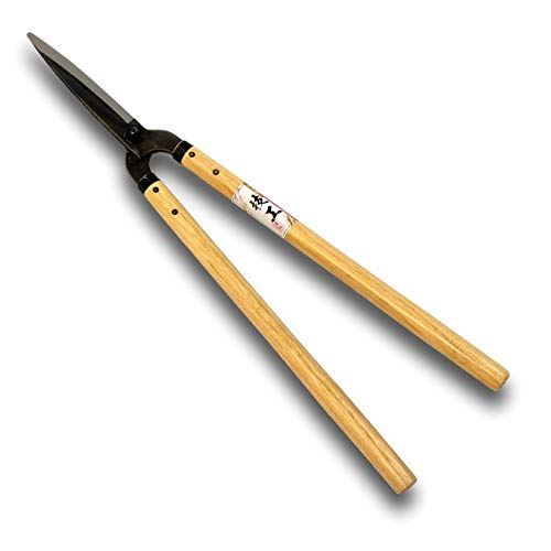 KaKUrI Japanische Heckenschere, strapazierfähig, groß, langer Griff, 17,8 cm lang, gerade Klinge, Torform, hergestellt in Japan von KaKUrI