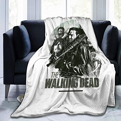 Walking Dead Flannel Blankets Microfiber Super Soft Fluffy Warm Blankets for Beds and Sofas, Multiple von KaKille