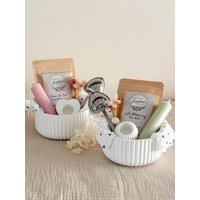 Teeschale Geschenkschale Teeset Mit Kerze- Geschenk Für Freundin - Gute Besserung- Geschenkset von KaLiekreativ