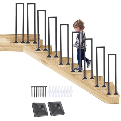 U-förmiger Handlauf, Treppengeländer Innen, Treppengeländer Außen, Handlauf Treppe, Geländer Außen, Nordic Moderner Rutschfester Dekorativer Zaun für Villen, Balkone, Flure (85 * 20, Schwarz) U-förmiger Handlauf, Treppengeländer Innen, Treppengeländer Außen, Handlauf Treppe, Geländer Außen, Nordic Moderner Rutschfester Dekorativer Zaun für Villen, Balkone, Flure (85 * 20, Schwarz) von KaO0YaN