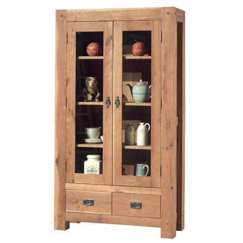 KaYu Meuble Lodge Casita LODVIT2 Vitrine Eiche massiv 100 cm L 100 x B 40 x H 180 cm KaYu Meuble Lodge Casita LODVIT2 Vitrine Eiche massiv 100 cm L 100 x B 40 x H 180 cm von KaYu Meuble