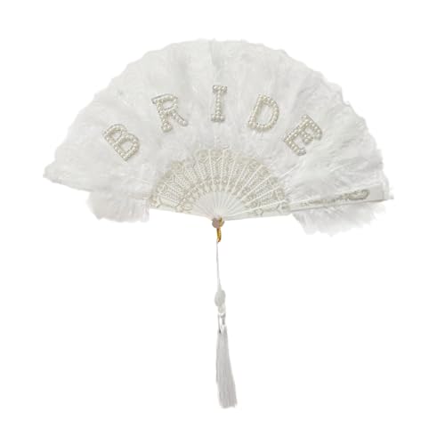 Kaaruisi Gefederter Ventilator für Junggesellinnenabschied, Hochzeit, Party, Dekoration, Geschenk, Foto-Requisiten, Geschenk von Kaaruisi