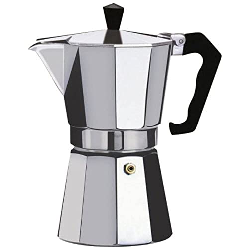 Kabalo 350 ml (6 Tassen) Espresso Stove Top Teekocher - Continental Moka Percolator Pot Aluminium [350ml (6-cup) Espresso Stove Top Coffee Maker - Continental Moka Percolator Pot Aluminium] von Kabalo