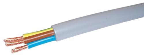 Kabel Kunststoffschlauchleitung, Grau - 3 x 1,5 mm² von Kabel