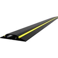 COBA Kabelbrücke aus PVC, HxB 14 x 3.000 mm, schwarz/gelb COBA Kabelbrücke aus PVC, HxB 14 x 3.000 mm, schwarz/gelb von COBA