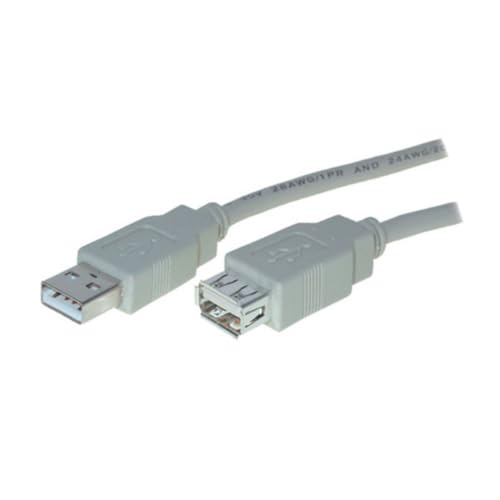 Kabelbude.eu USB High Speed Verlängerung A Stecker/A Buchse USB 2.0, 3m Kabelbude.eu USB High Speed Verlängerung A Stecker/A Buchse USB 2.0, 3m von Kabelbude.eu