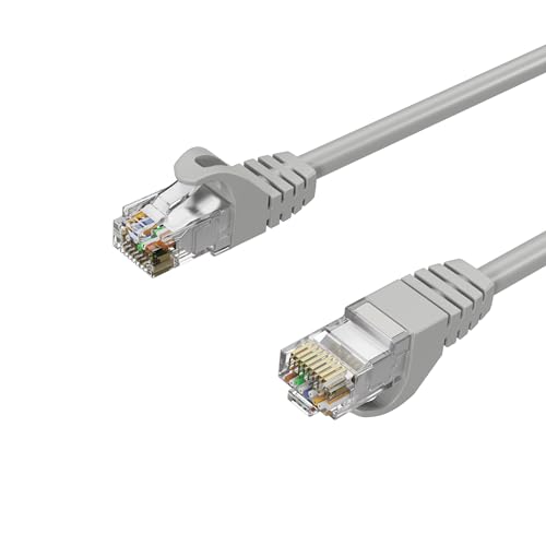 Netzwerkkabel RJ45 LAN Kabel, Ethernet Kabel, S/FTP, PIMF, Rohkabel Cat 7 Halogenfrei Grau 20,00m von Kabelbude.eu