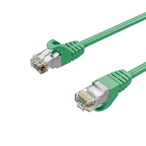 Netzwerkkabel RJ45 LAN Kabel, Ethernet Kabel, S/FTP, PIMF, Rohkabel Cat 7 Halogenfrei Grün 20,00m von Kabelbude.eu