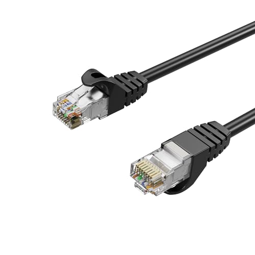 Netzwerkkabel RJ45 LAN Kabel, Ethernet Kabel, S/FTP, PIMF, Rohkabel Cat 7 Halogenfrei Schwarz 20,00m von Kabelbude.eu