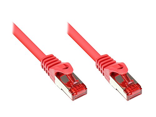 Kabelmeister® Cat.6 Ethernet LAN Patchkabel mit Rastnasenschutz - S/FTP, PiMF, PVC, 250MHz - Gigabit-fähig - rot, 30m von Kabelmeister