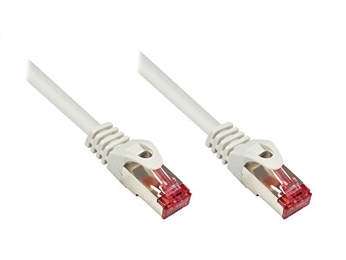 Kabelmeister® SO-31327 Cat6 Ethernet Gigabit LAN Patchkabel, 20 m, Rastnasenschutz RNS, doppelt geschirmt S/FTP, PiMF, 250MHz Grau von Kabelmeister