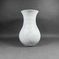 Vintage Runde Ak Kaiser Bisquit Porzellan Vase. Entwurf Von Manfred Frey. Höhe 19 cm von KabinettBerlin