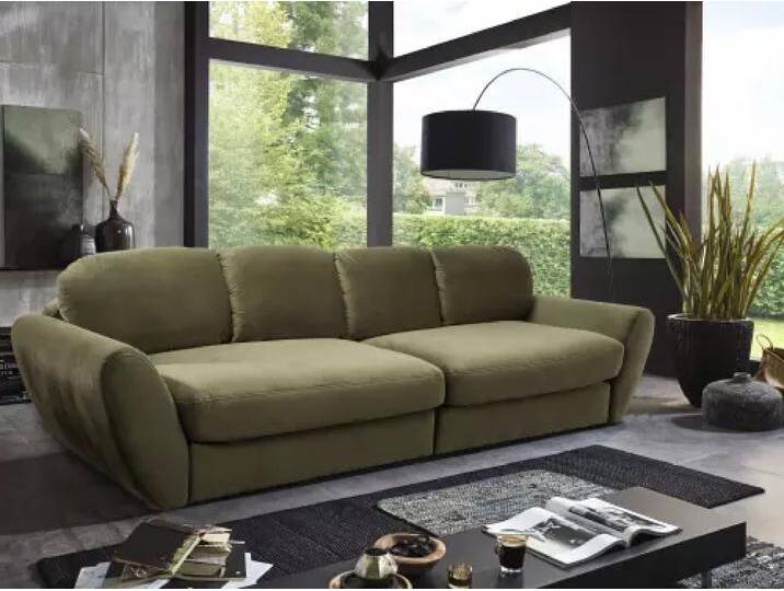 Bigsofa Savannah wahlweise mit rückenecht bezogen von Kabs PolsterWelt