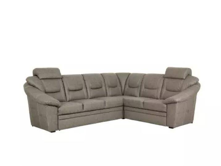 Ecksofa Mesero III wahlweise mit Schlaffunktion, Bettkasten und rückenecht bezogen von Kabs PolsterWelt