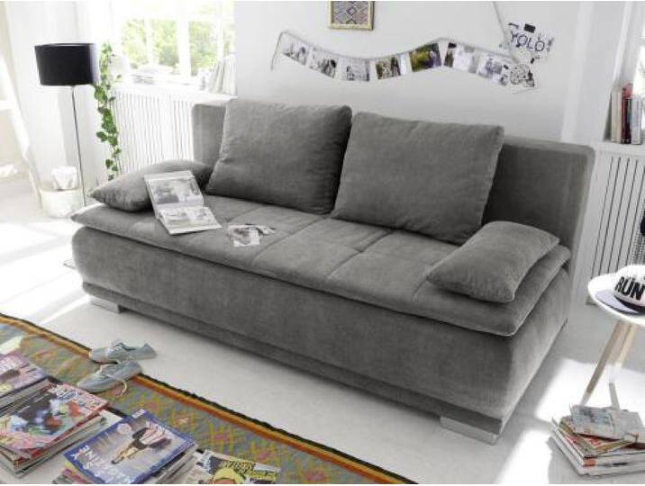 Schlafsofa Bavenzo wahlweise mit Schlaffunktion, Bettkasten und rückenecht bezogen von Kabs PolsterWelt