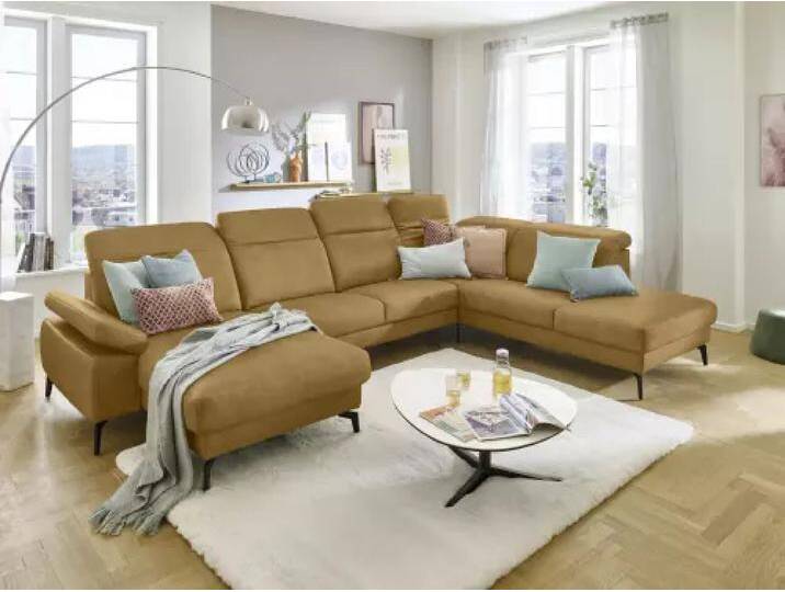 Wohnlandschaft Harare wahlweise mit Schlaffunktion und rückenecht bezogen Wohnlandschaft Harare wahlweise mit Schlaffunktion und rückenecht bezogen von Kabs PolsterWelt