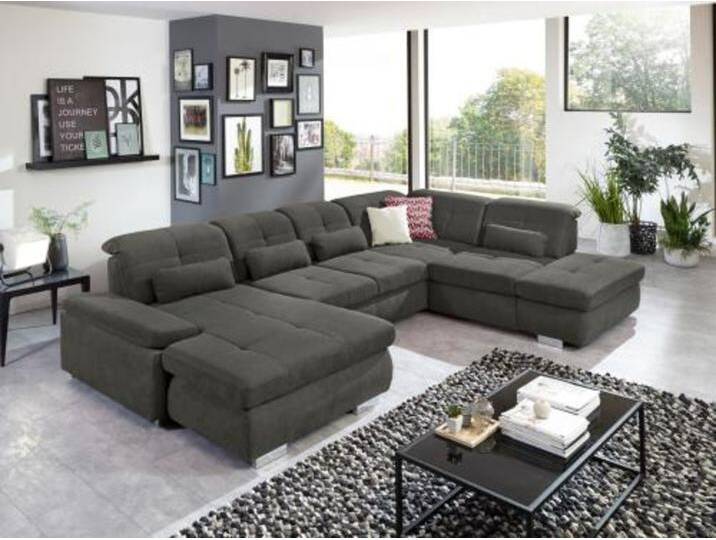 Wohnlandschaft Meleto II wahlweise mit Schlaffunktion, Bettkasten und rückenecht bezogen Wohnlandschaft Meleto II wahlweise mit Schlaffunktion, Bettkasten und rückenecht bezogen von Kabs PolsterWelt