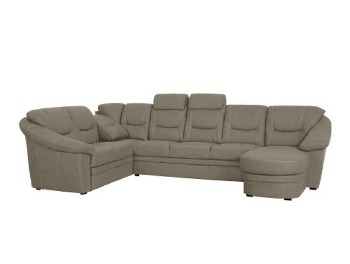 Wohnlandschaft Mesero II wahlweise mit Bettkasten und rückenecht bezogen von Kabs PolsterWelt