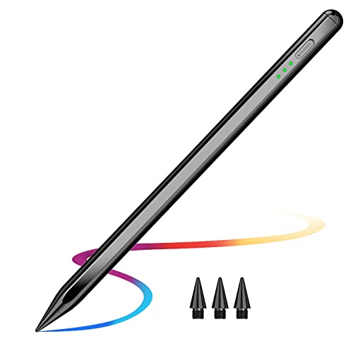 Eingabestift für Apple iPad Pencil: Stylus Pen iPad 10., 9., 8., 7., 6. Generation, iPad Mini 6., 5., iPad Air 5., 4., 3., iPad Pro 11, iPad 12,9 Zoll, mit Handflächenabweisung, neigungsempfindlicher von Kacvtuy