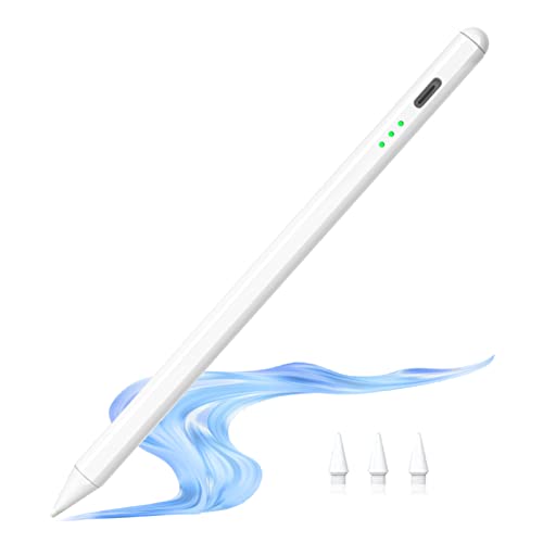 Stylus Pen für Apple iPad Bleistift: 2. Generation Stylus Pen für iPad 10., 9., iPad Pro 11, iPad 12.9 Zoll iPad Mini 6. 5. iPad Air 5. 4. 3. mit Handflächen-Ablehnung und neigungsempfindlicher Te von Kacvtuy