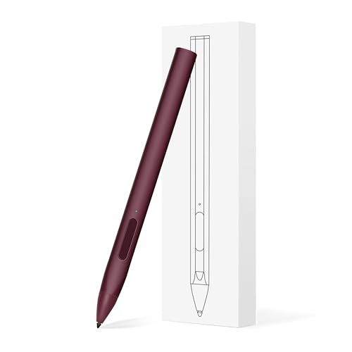 Stylus Pen für Microsoft Surface Pro - Windows Tablet Pencil mit Plam Rejection & 4096 Druckstufe kompatibel mit Surface Pro 9/8/7/X/6/5/4/3, Surface Go 3/2/1, Surface Book/Laptop/Studio-Red von Kacvtuy