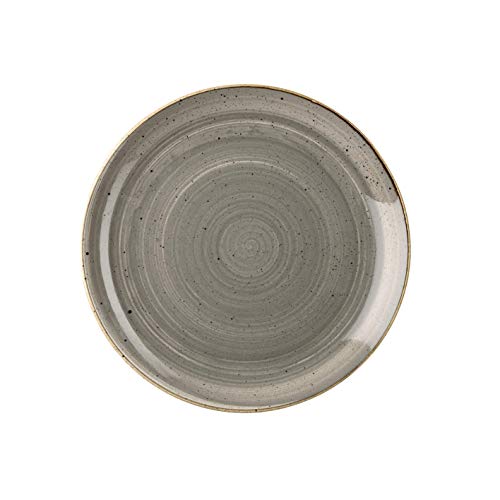 CHURCHILL Stonecast -Coupe Plate Teller- Durchmesser: Ø32,4cm, Farbe auswählbar (Peppercorn Grey) von Kadida