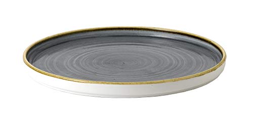 Kadida Churchill Stonecast -Walled Chefs Plate, Durchmesser: Ø 26cm, Farbe wählbar (Bluebbery) von Kadida
