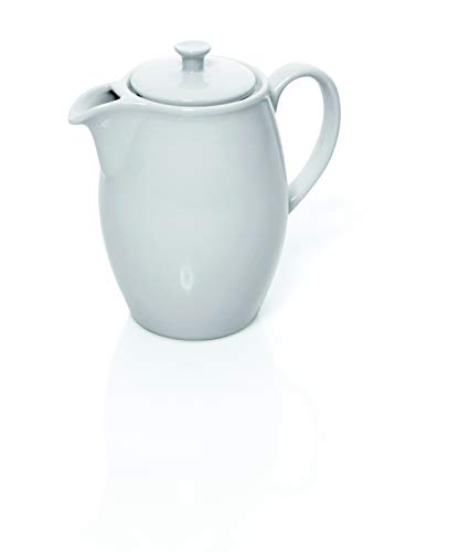 Kännchen -Schlichte Optik- aus Porzellan, Kaffeekanne Teekännchen Coffee Pot Small Pot - Verschiedene Größen auswählbar (Kaffeekanne, Inhalt: 0,6 Liter) von Kadida