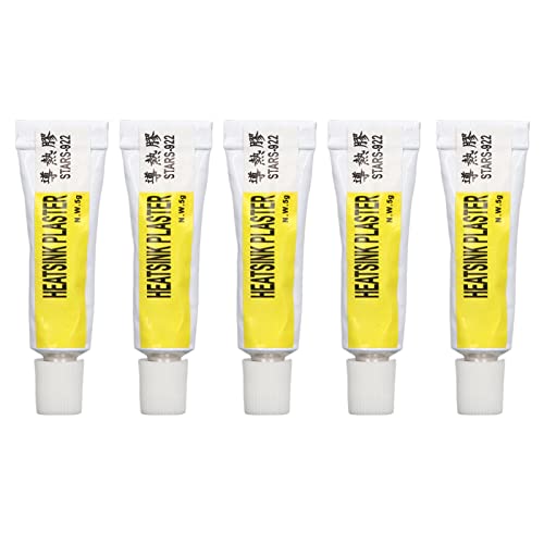 Kadimendium 5 STÜCKE CPU-Wärmeleitpaste 300 ℃ Hitzebeständiges Isoliertes Thermisches Silikonfett Zum IC/Prozessor/CPU/Xbox von Kadimendium