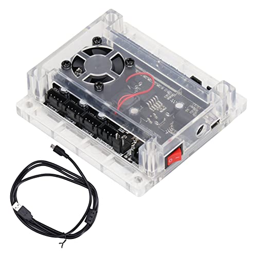 Kadimendium CNC-Graviermaschinen-Steuerplatine 3 Achsen CNC-Offline-Controller CNC-Steuerplatine mit Lüfter für GRBL 1.1F V3.4 USB-DIY-Kleingravierer-Controller Kadimendium CNC-Graviermaschinen-Steuerplatine 3 Achsen CNC-Offline-Controller CNC-Steuerplatine mit Lüfter für GRBL 1.1F V3.4 USB-DIY-Kleingravierer-Controller von Kadimendium