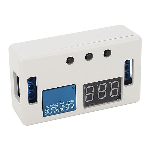 DC 12V Zeitverzögerungsrelaismodul Multifunktionaler Einstellbarer Digitaler SPS-Zyklussteuerungsschalter-Timer von Kadimendium