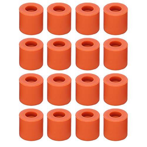 Kadimendium 12Pcs Silikon Hot Bed Leveling Column Shocking Absorber 3D Printer Hot Bed Mounts Column Tool 3D Drucker Zubehör 16mm von Kadimendium