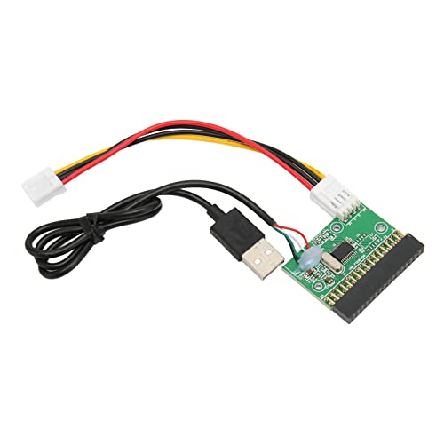 Kadimendium 3,5-Zoll-Diskettenlaufwerksanschluss, Plug-and-Play-Adapter für 1,44-MB-Diskettenlaufwerk, U-Disk Festplatte Verwenden, Leicht und Tragbar von Kadimendium