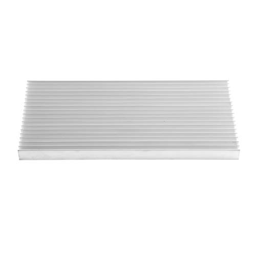 Kadimendium Aluminium-Kühlkörper 300 * 140 * 20 MM Kühlkörper Kühlkörper-Modul Kühlrippe Aluminium-Kühlkörper-Kit Großer Aluminium-Kühlkörper für Hochleistungs-LED-Licht von Kadimendium