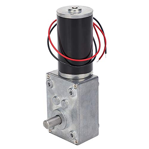 Kadimendium Getriebemotor Schneckengetriebe Drehzahlminderer Permanentmagnetbürste DC-Motoren Mini Turbine Getriebemotor Elektrischer Getriebemotor für DIY Roboter 5840GW 31mm(DC24V 80RPM) von Kadimendium