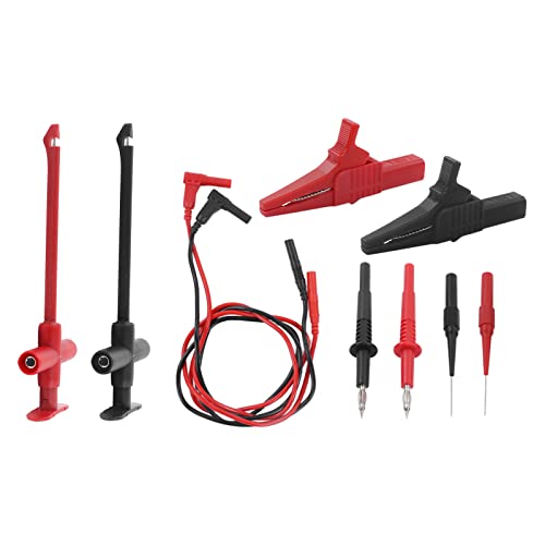 Kadimendium Multimeter Test Leads Kit Krokodilklemme Bananenstecker Sonde Testkabel Test Clip Multimeter Test Pen Wire Piercing Probe fr die Elektronische Reparatur Kadimendium Multimeter Test Leads Kit Krokodilklemme Bananenstecker Sonde Testkabel Test Clip Multimeter Test Pen Wire Piercing Probe fr die Elektronische Reparatur von Kadimendium