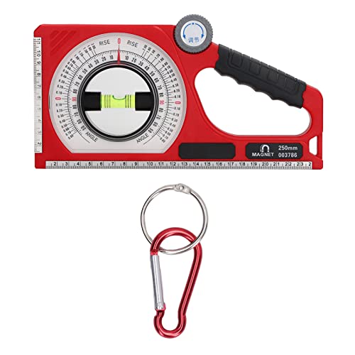 Kadimendium Neigungsmesser, Winkelsucher, Winkelmesser, Magnetischer Winkelmesser, Wasserwaage, Winkelmesser mit Klettverschluss von Kadimendium