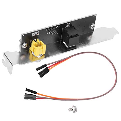 Kadimendium SPDIF OutPlate-Kabelhalterung Hochbeständige Motherboard-Halterung Digital Audio Output Back Plate-Kabel Industriegerät für ASUS/GIGABYTE/MSI-Motherboard von Kadimendium