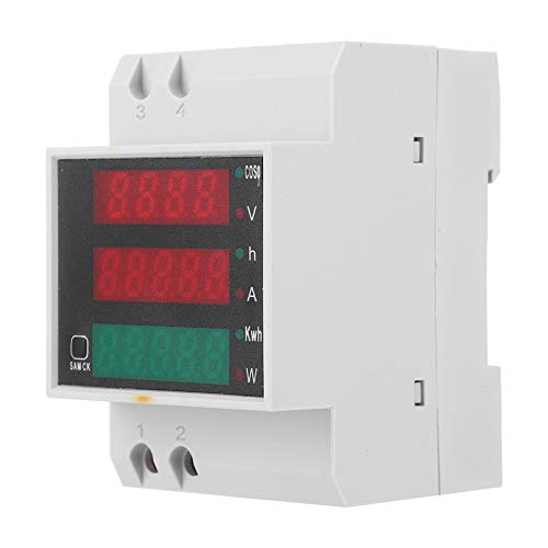 Spannungsmesser, D52-2047 Multifunktionaler Stromzähler, Digital Angezeigter Strom, Spannung, Leistungsfaktor, AC200~450 V für Elektrik von Kadimendium