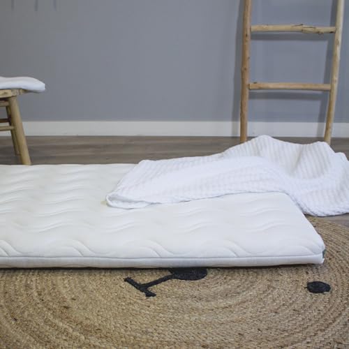 Kadolis - Laufgittermatratze Aloe R 75x95x5 cm - Schaumstoffmatratze mit abnehmbarem und waschbarem Bezug - ÖkoTex Zertifiziert von Kadolis