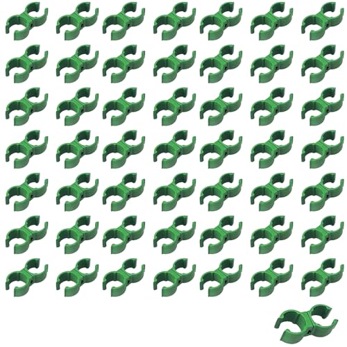 50PCS Stabverbinder Plant Clips Zum Verbinden einzelner Pflanzstäbe Multifunktionsclip Stabverbinder Pflanzstabbefestigung Clips Pflanzenstütze Stabverbinder Zum Verbinden (11mm) von Kadryxon