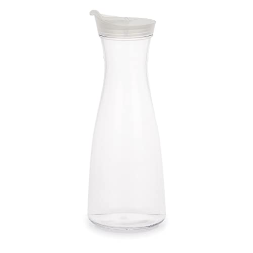 Kadum unzerbrechliche Wasserkaraffe | Wasserkrug 1L bruchfest | Glaskaraffe mit Deckel | Campingbehälter Pitcher Terrasse Outdoor Garten Bar | Polycarbonate BPA-frei Kadum unzerbrechliche Wasserkaraffe | Wasserkrug 1L bruchfest | Glaskaraffe mit Deckel | Campingbehälter Pitcher Terrasse Outdoor Garten Bar | Polycarbonate BPA-frei von Kadum